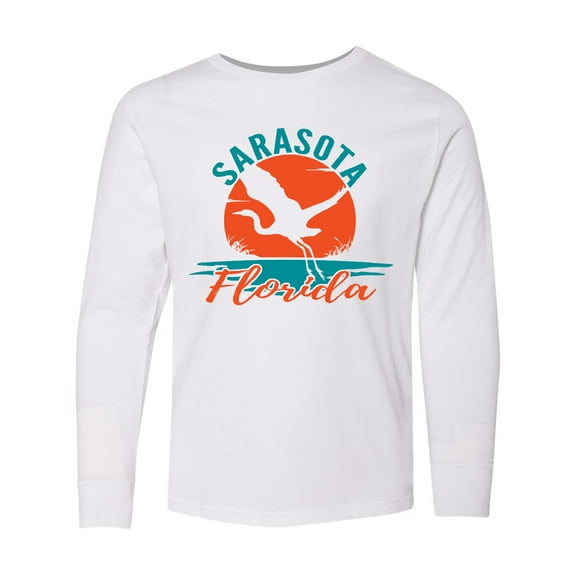 Inktastic Sarasota Florida Vacation Trip Long Sleeve Youth T-Shirt