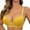 Yellow, variant on YUNCITY Bras For Women Multi Colored Bow Lace Push Up Bra Comfy Bra Yellow