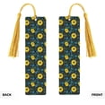 thumbnail image 2 of Kdxio Sunflowers And Blue Flower Print Metal Tassel Bookmarks,Perfect Gift for Art Lovers and Bookworms Metal Bookmarks for Women, 2 of 8