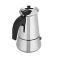 thumbnail image 4 of Coffee Maker,Portable Stainless Steel Coffee Moka Espresso Maker Coffee Pot Streamlined Design, 4 of 8