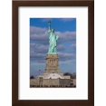 thumbnail image 2 of Statue Of Liberty with city in the background, Manhattan, New York City, New York State, USA, Scenic Framed Art Print Wall Art Sold by Art.Com, 2 of 5