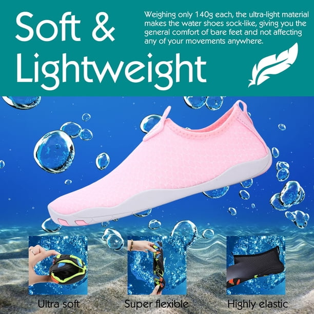 Sogetch Womens Water Shoes Quick-Dry Aqua Socks Lightweight