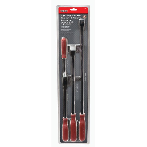 Titan Tools 17103 4 Piece Pry Bar Set