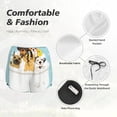 thumbnail image 4 of Balery Cute Dog In Bathtub Pattern Women's Running Shorts with Liner 2 Pockets Elastic Workout Athletic Gym Yoga Shorts-X-Large, 4 of 7