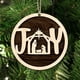 thumbnail image 4 of Wooden Nativity Decoration Christmas Wooden Hanging Decoration Star Christmas Scene Souvenir, 4 of 8