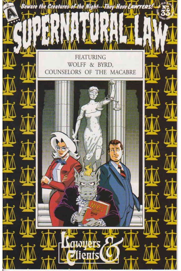 Supernatural Law #33 VF ; Exhibit A Comic Book