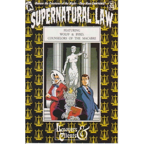 Supernatural Law #33 VF ; Exhibit A Comic Book