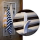 thumbnail image 4 of Xihbxyly Gancho para Radiador, Diseño Duradero de Acero Inoxidable, Instalación Sin Taladros, Gran Capacidad de Carga, Uso Flexible, Solución para Organizar El Hogar, Baño, Cocina y Dormitorio, 18 G,, 4 of 6