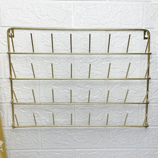Large Sewing Thread Rack, Seperator Wall Mount hanger Accessories Gold ...