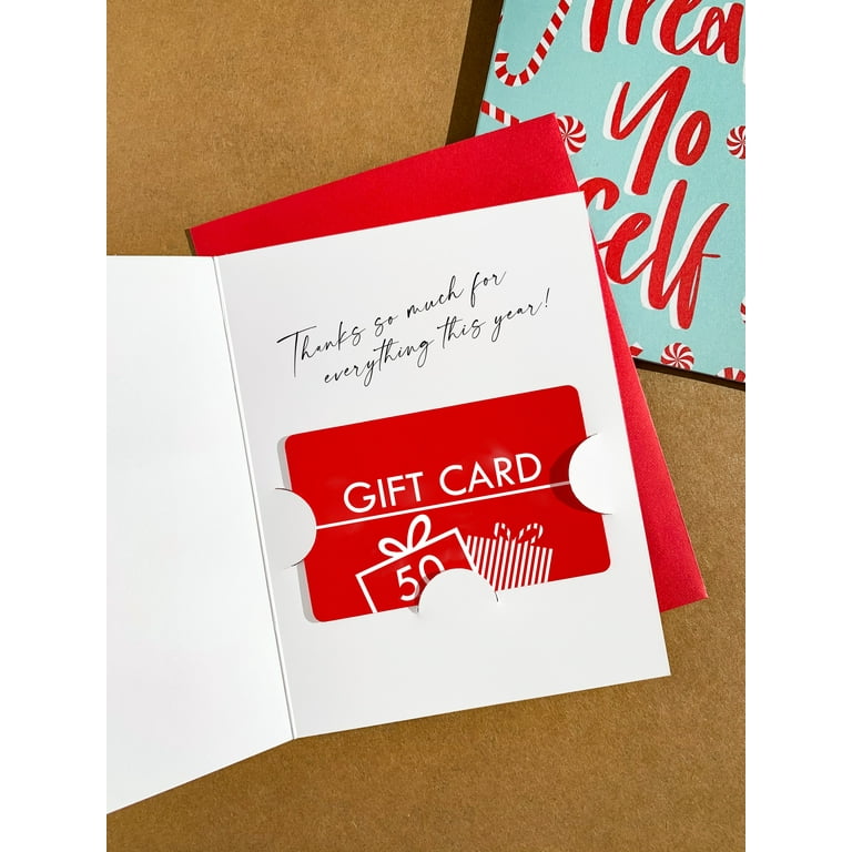 Treat Yo Self Holiday Gift Card Holder