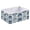 Blue Damask, variant on Fabric Storage Bins Foldable Cube For Home Organization Baskets Gold Leaf Motifs