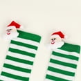 thumbnail image 6 of XEGLSBU 5 Pack Christmas Stockings Red Christmas High Long Stockings over Knee Socks Christmas Party Socks Knee High Long Striped Stocking Socks One Size, 6 of 6