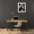 thumbnail image 3 of Boho Hue Studio 12x14 White Modern Wood Framed Museum Art Print Titled - The Roses, 3 of 4