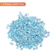 thumbnail image 3 of Loose Sequins Iridescent Sequins 2400Pcs Cup Sequins Embroidery Sequins for Jewelry Making Crafts Sewing,Lake Blue, 3 of 5