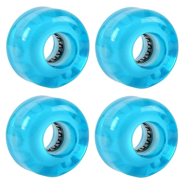 Almencla Roues de Planche à Roulettes Lueur Flash Cruiser Longboard 78a Bleu