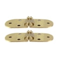 thumbnail image 4 of Sewing machine hinge, 80 x 30 mm, copper-plated metal, rounded edges, for folding table and furniture, 4 of 4