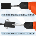 thumbnail image 4 of 2 Pcs Ice Anchor Drill Adapter Ice Anchor Tool Ice Stake Drill Adapter Ground Ice Adapter Shaft for Setting Up, 4 of 5