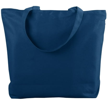 Augusta Canvas Tote - Augusta Sportswear CANVAS ZIPPER TOTE 611