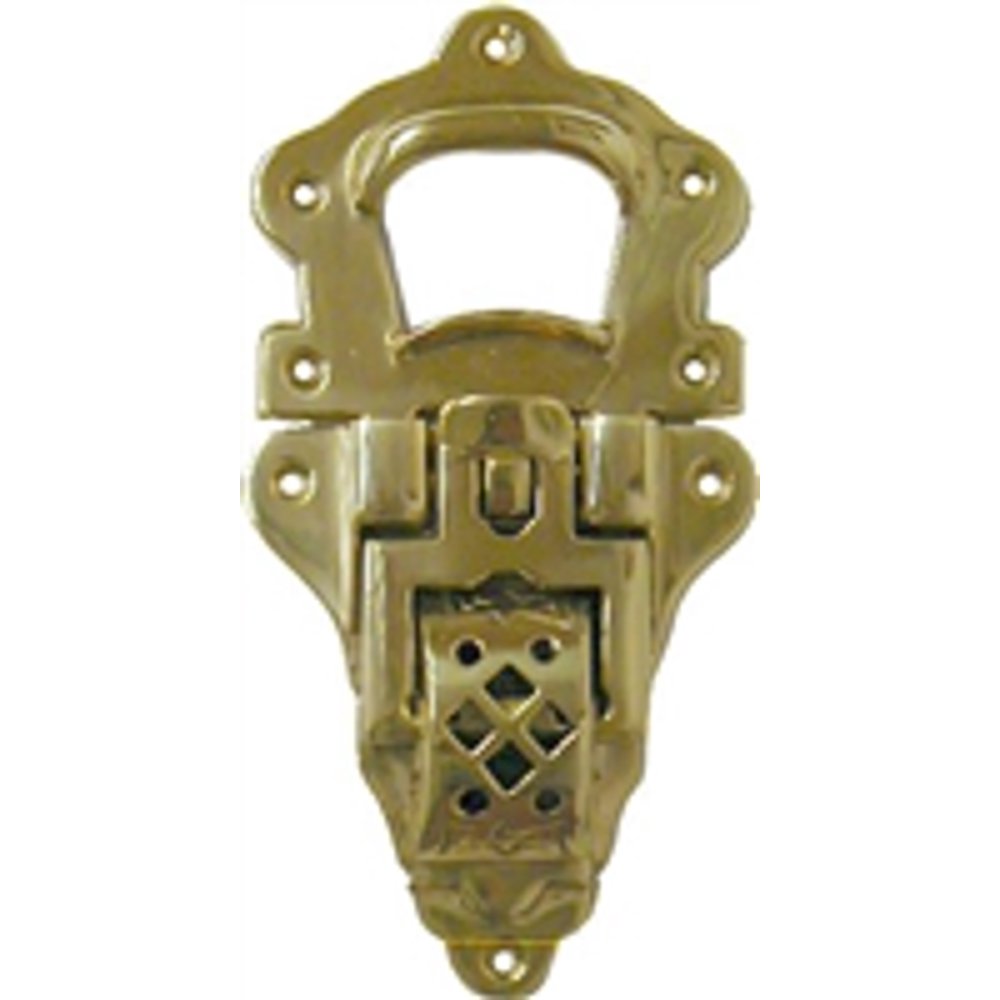 Large Cast Brass Toggle Trunk Drawbolt Closure Clasp Latch Lock for