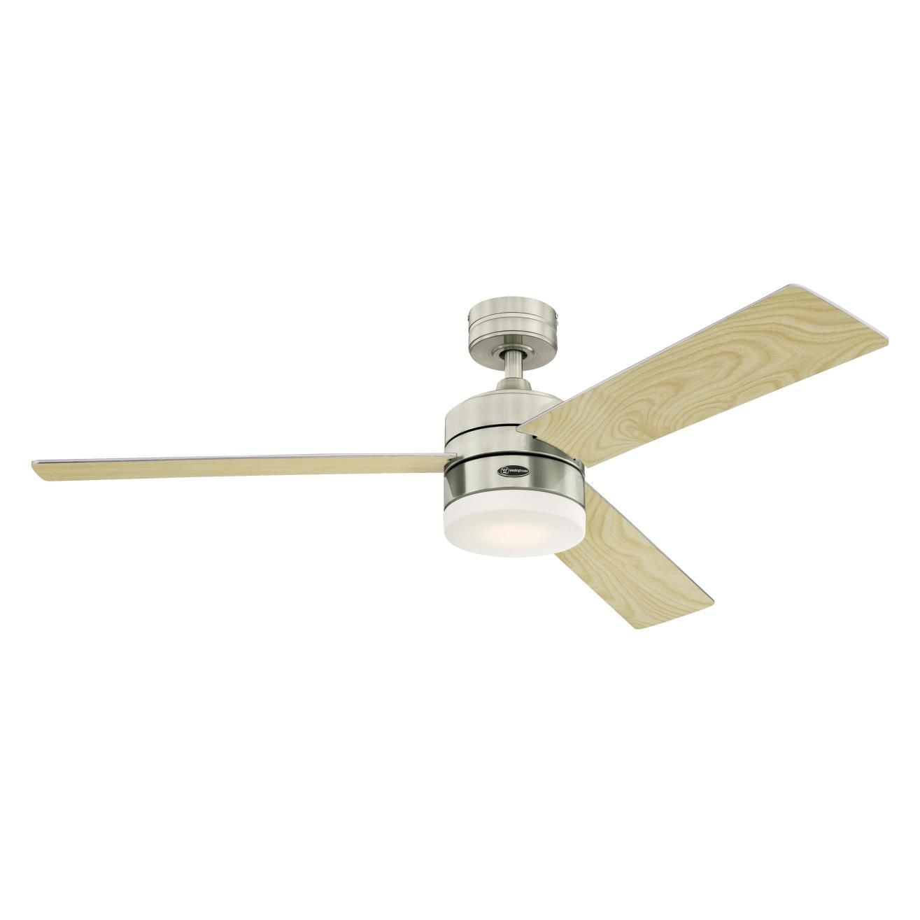 Westinghouse Alta Vista 52" Indoor Ceiling Fan in Brushed Nickel with Dimmable LED