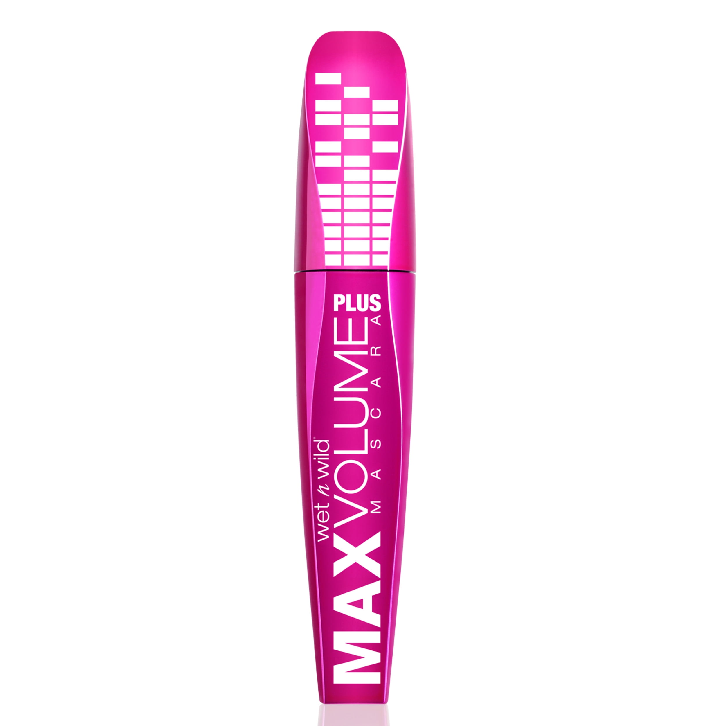 WET N WILD Max Volume Plus Mascara – Wasserfest, Amp'd Black, Für Voluminöse Wimpern