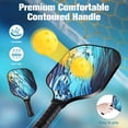 thumbnail image 6 of OSERLO Pickleball Paddles Set of 4, with 4 Fiberglass Paddles, 4 Pickle-Ball , 4 Cooling Towel, 1 Pickleball Bag, PP Honeycomb Core Pickleball Equipment is The Perfect Gift for Beginners & Amateurs, 6 of 8