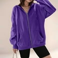 thumbnail image 2 of Gkeoshab Sweaters for Women Women's Long Sleeve V-Neck Button Down Cardigan Knit Shrugs Sweater Purple XXL, 2 of 5