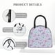 thumbnail image 4 of Balery Purple Butterfly Bolsa de Almuerzo para Mujeres, Caja de Almuerzo, Bolsa de Almuerzo Pequeña Impermeable, Tote de Almuerzo Reutilizable con Gran Capacidad, 4 of 6