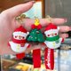 thumbnail image 3 of LLavero de silicona para árbol de Navidad, muñeco de nieve, accesorios colgantes, muñeca de pegamento suave, llaveros bonitos, regalos de joyería, 3 of 4