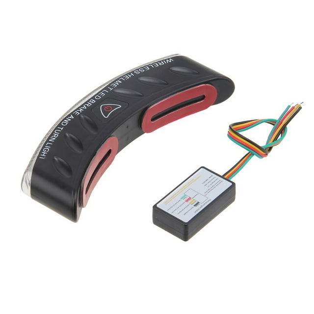 Yeacher Motorcycle Helmet Brake Light 8 LED Waterproof Turn Signal Warning Flasher Lamp Indicator