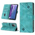 thumbnail image 1 of Compatible with Samsung Galaxy Note 20 Classic Embossed PU Leather Case with Card Holder Shockproof Cover, 1 of 5