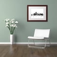 thumbnail image 3 of Trademark Fine Art "Portland Oregon Skyline B&W" Canvas Art by Michael Tompsett, White Matte, Wood Frame, 3 of 4