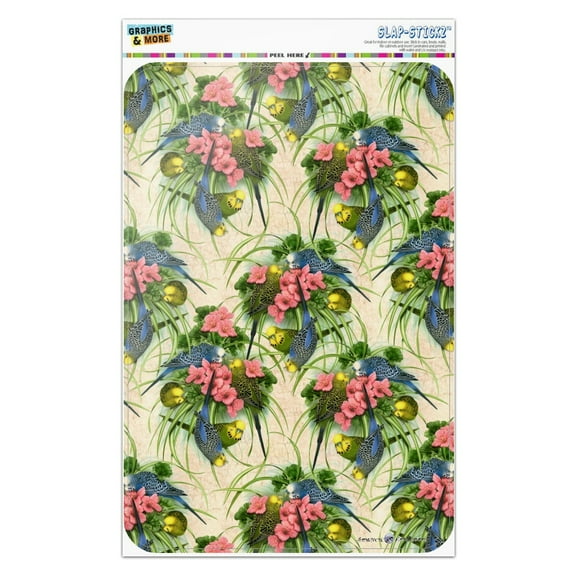 Budgie Budgerigar Parakeet Bird Pattern Home Business Office Sign