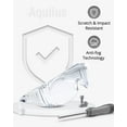 thumbnail image 5 of Aqulius 48 Pack Safety Glasses Over Eyeglasses (Anti-Fog & Scratch Resistant) Crystal Clear Eye Protection - OTG Safety Goggles - Protective Eyewear, 5 of 5