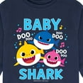 thumbnail image 3 of Baby Shark Family Doo Doo Doo - Toddler And Youth Long Sleeve Graphic T-Shirt, 3 of 6