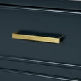 thumbnail image 2 of Ariel Stafford 43 Inch Single Oval Sink Vanity With Carrara White Marble Countertop W/0.75" Edge In Midnight Blue, 2 of 11
