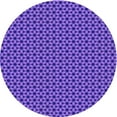 thumbnail image 1 of Ahgly Company Machine Washable Indoor Round Transitional Purple Daffodil Purple Area Rugs, 3' Round, 1 of 7