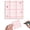 Pink Plaid Heart Print, variant on Sticky Notes 3.15×3.15 Inch Red Scalloped Edge Self Adhesive Memo Pads - Cute Decorative Note Pads for Home Office Organization, Refrigerator Messages, Planner Stickers & Daily Reminder Notes