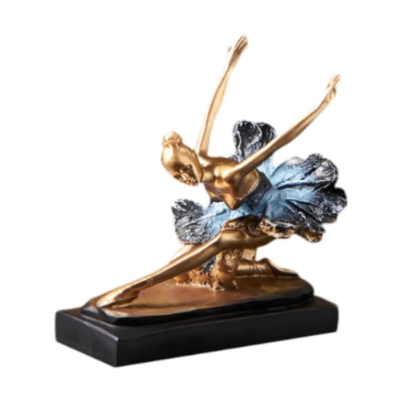 Figura de bailarina de ballet, adorno de mesa, bailarina moderna Estilo C
