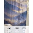 thumbnail image 6 of Sheer Curtains 108 Inches Long, Purple Mountain Forest Semi Sheer Curtains Light Filtering Window Treatment, Modern Abstract Art Oil Painting Privacy Voile Drapes for Living Room Bedroom 52x108 Inch, 6 of 7