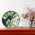 thumbnail image 2 of Flowing Green Wall Clock Modern Small Clock Black Hands for Office, Home, Bedroom,School 9.84in, 2 of 11