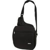 Large Microfiber Messenger-Style Shoulder Bag