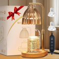 thumbnail image 1 of Lampara para Velas Aromaticas, Temporizador Lampara Calentadora de Velas, Altura Ajustable L&aacute;mparas Aromatizantes, 4 Niveles de Brillo, con 2 Bombillas, para Decoraci&oacute;n del Hogar, 1 of 7