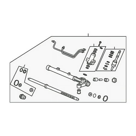Genuine OE Honda Gear Assembly - 53601-SNA-A52