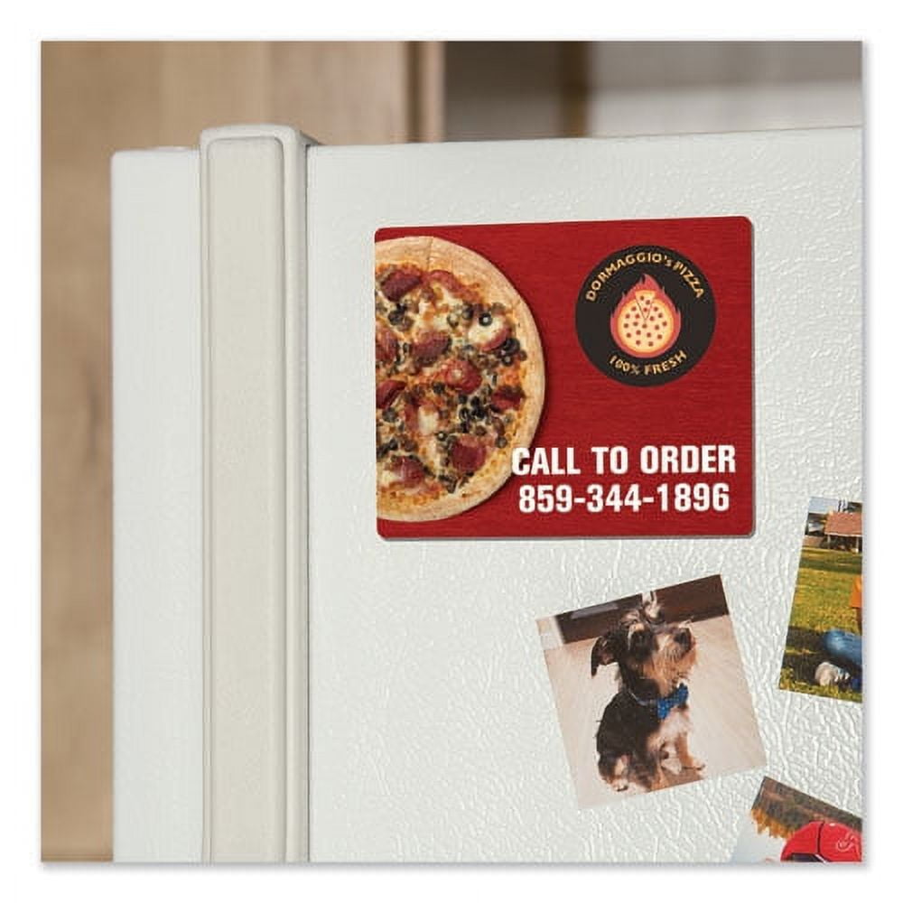 Printable Magnet Sheets, 8.5 X 11, White, 5/pack | Bundle of 2 Packs