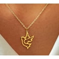 thumbnail image 2 of Golden Dove Pendant necklace Trending Necklace, 2 of 7