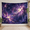 B, variant on XaaKee Tapestry Wall Hanging, Majestic Void Whisper Spiral Galaxy Deep Space, High-Quality Polyester Wall Tapestry, 60x40Inch