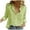 Z-Green606, variant on Women's Loose Button Down Shirts Solid Color Turndown Collar Long Sleeve Classic Versatile Blouse Female Stylish Tops