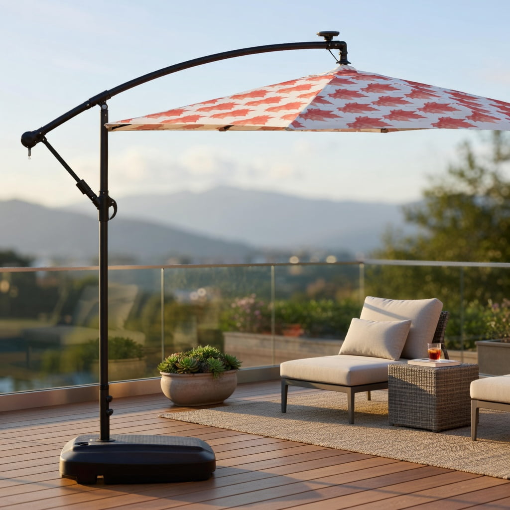 Resenkos Outdoor Umbrella Base, 60L Plastic Weighted Fill Water Sand Wheel Patio Umbrella Base, Black