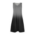 thumbnail image 6 of GXIPO Sun Dresses for Women 2025 Vacation Summer Casual Sleeveless Tank Dress Beach Cover Ups Trendy Midi Sundress Dark Gray M, 6 of 7